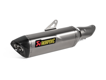 Akrapovic Titanium Slip-On Exhaust for Kawasaki Ninja 500